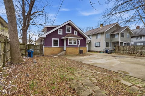 Front exterior at 3825 Carrollton Avenue, Indianapolis, IN