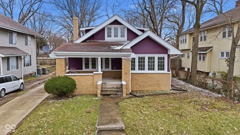 Front exterior at 3825 Carrollton Avenue, Indianapolis, IN