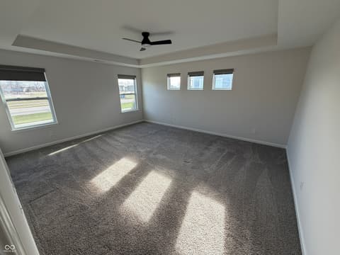Primary bedroom at 4030 Omaha Drive, Bargersville, IN