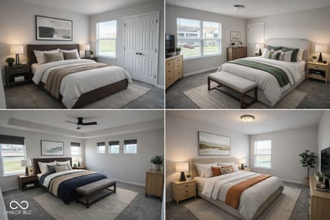 Bedroom at 4030 Omaha Drive, Bargersville, IN