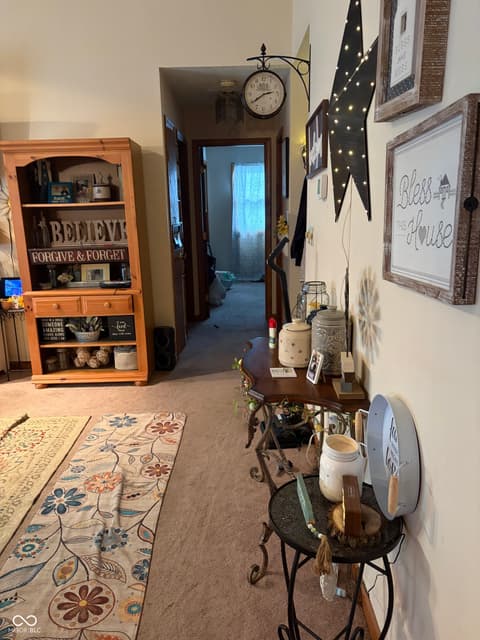Hallway at 1207 Sugar Hill Drive, Rushville, IN