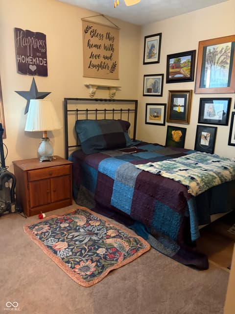 Bedroom at 1207 Sugar Hill Drive, Rushville, IN