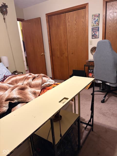 Bedroom at 1207 Sugar Hill Drive, Rushville, IN