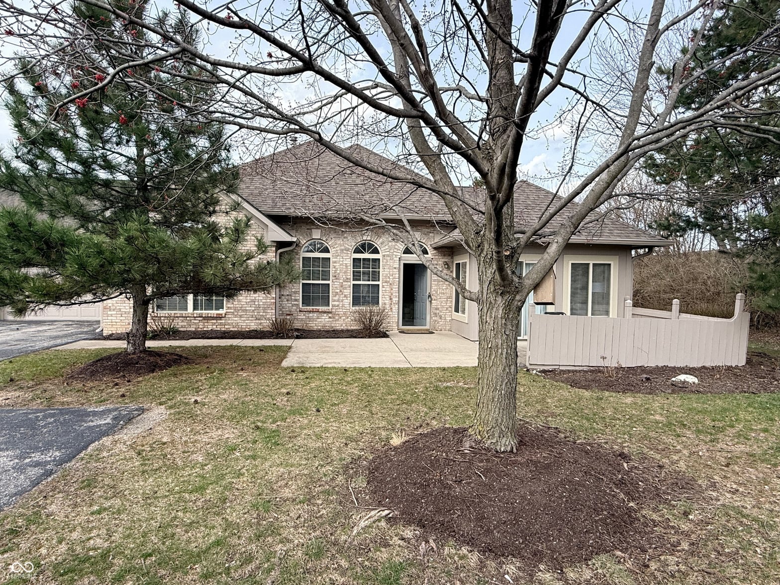 Front exterior at 4705 Bridgefield Drive, Indianapolis, IN