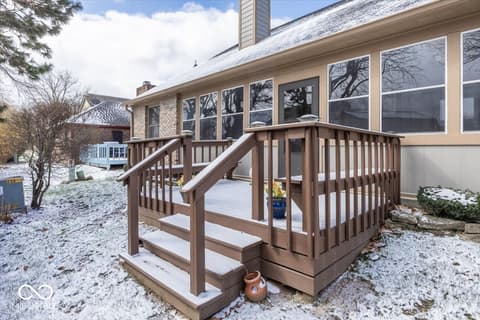 Outdoor living area at 6943 Arjay Drive, Indianapolis, IN
