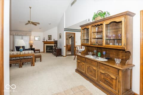 Living room at 6943 Arjay Drive, Indianapolis, IN