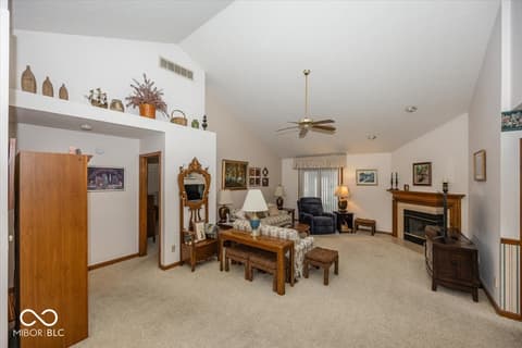 Living room at 6943 Arjay Drive, Indianapolis, IN