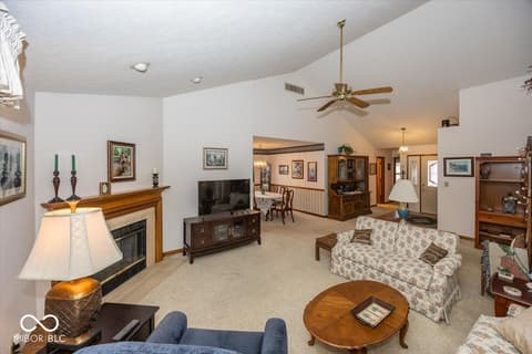 Living room at 6943 Arjay Drive, Indianapolis, IN