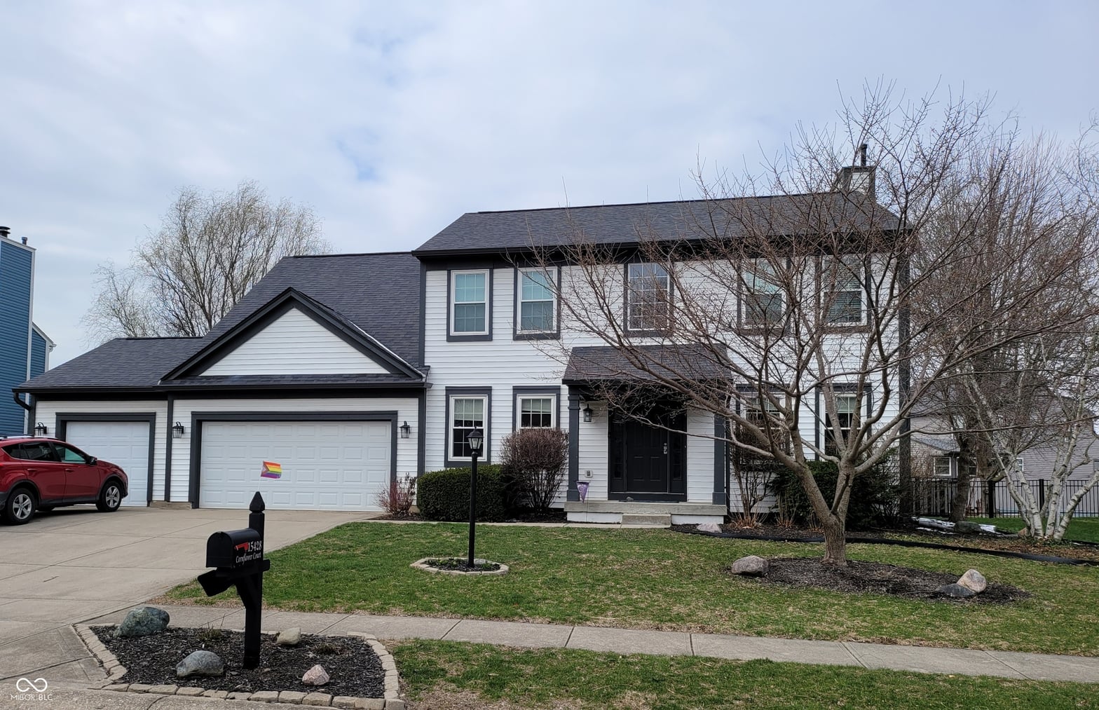 Front exterior at 15428 Cornflower Court, Westfield, IN