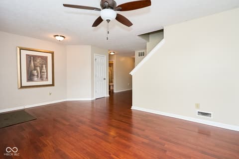 Living room at 4522 Angelica Drive, Indianapolis, IN