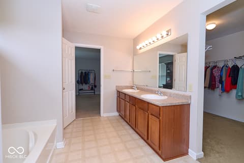Bathroom at 4522 Angelica Drive, Indianapolis, IN