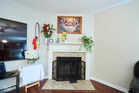 Living room at 4522 Angelica Drive, Indianapolis, IN