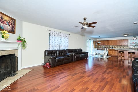 Living room at 4522 Angelica Drive, Indianapolis, IN