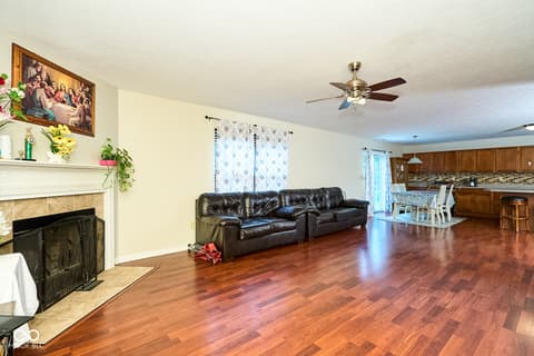 Living room at 4522 Angelica Drive, Indianapolis, IN