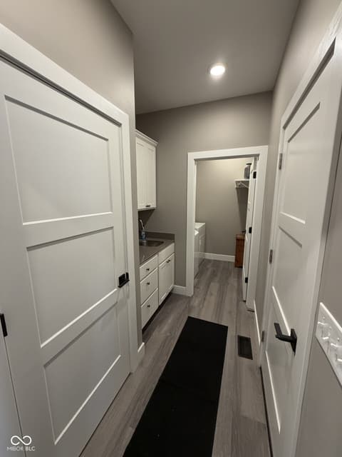 Laundry room at 6804 Sunflower Court, Seymour, IN