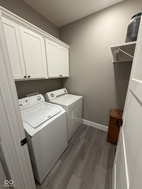 Laundry room at 6804 Sunflower Court, Seymour, IN