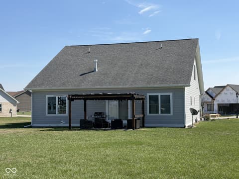Backyard at 6804 Sunflower Court, Seymour, IN