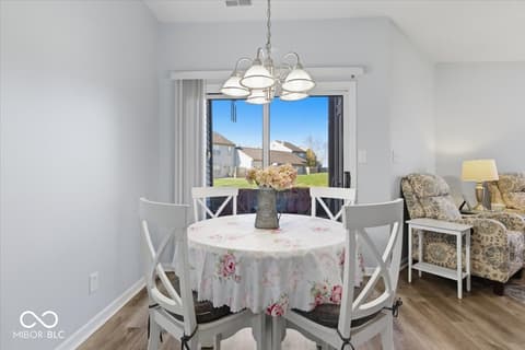 Dining room at 3704 Reflections Drive, Indianapolis, IN