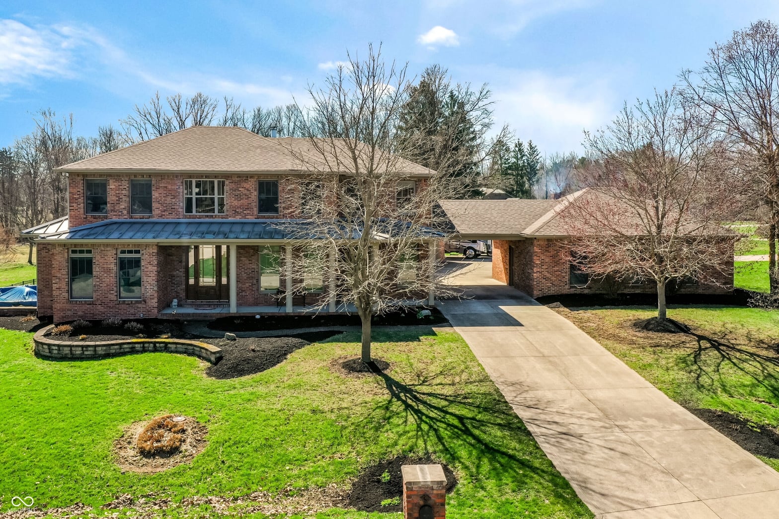 Front exterior at 6 Stonybrook Drive, Brownsburg, IN