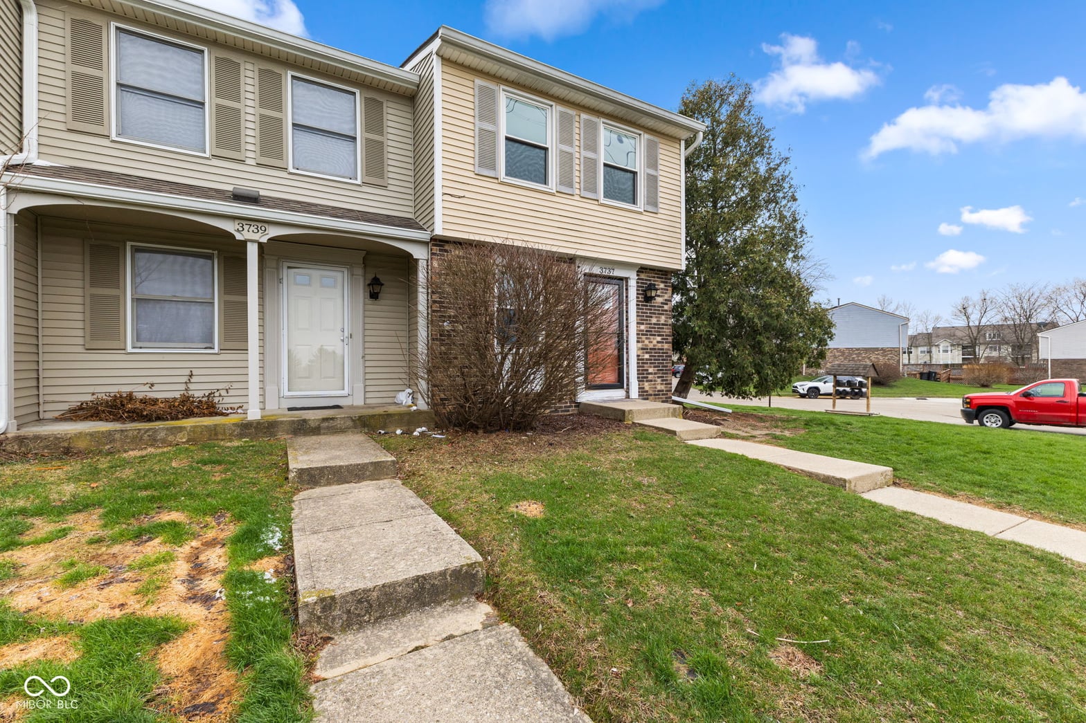 Front exterior at 3737 Lima N Drive, Indianapolis, IN