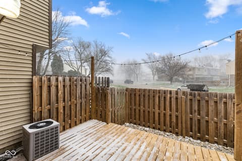 Outdoor living area at 3737 Lima N Drive, Indianapolis, IN