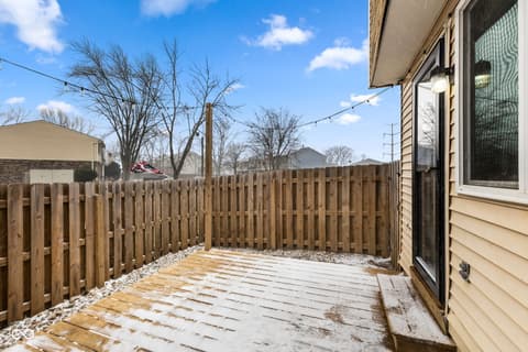 Outdoor living area at 3737 Lima N Drive, Indianapolis, IN