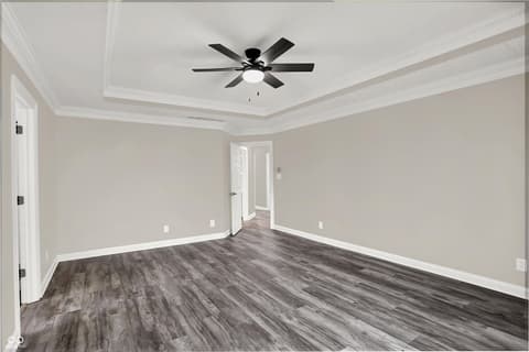 Primary bedroom at 7419 Franklin Parke Boulevard, Indianapolis, IN