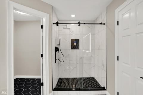 Primary bathroom at 7419 Franklin Parke Boulevard, Indianapolis, IN