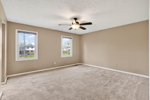 Bedroom at 7802 Mallard Way, Indianapolis, IN