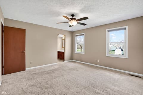 Bedroom at 7802 Mallard Way, Indianapolis, IN