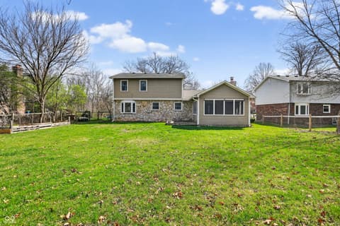 Backyard at 7802 Mallard Way, Indianapolis, IN