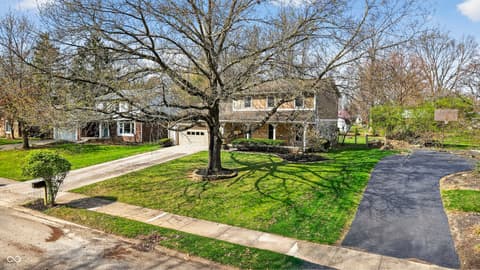 Front exterior at 7802 Mallard Way, Indianapolis, IN