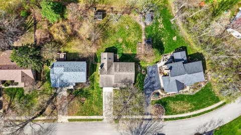 Aerial view at 7802 Mallard Way, Indianapolis, IN