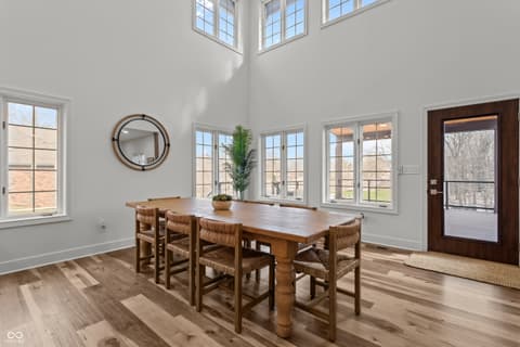Dining room at 96 Cedar Lane, Cicero, IN