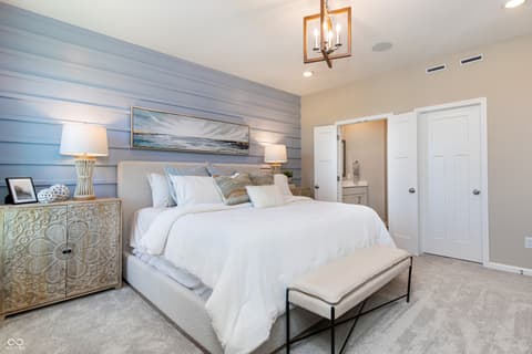 Primary bedroom at 7591 Catfish Drive, Noblesville, IN