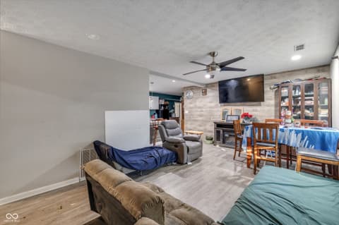 Living room at 2320 N Catherwood Avenue, Indianapolis, IN
