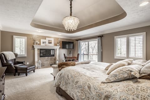 Bedroom at 12554 Fieldstone Place, Fishers, IN