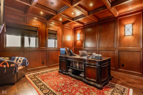 Home office at 12554 Fieldstone Place, Fishers, IN