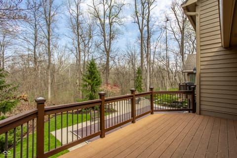 Outdoor living area at 12554 Fieldstone Place, Fishers, IN