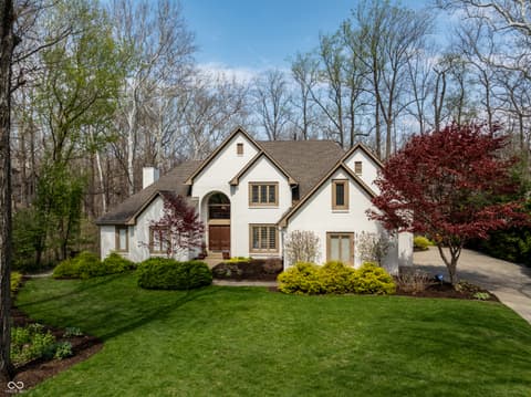Front exterior at 12554 Fieldstone Place, Fishers, IN