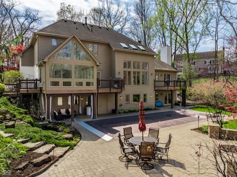 Backyard at 12554 Fieldstone Place, Fishers, IN