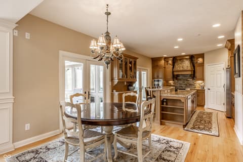 Dining room at 12554 Fieldstone Place, Fishers, IN