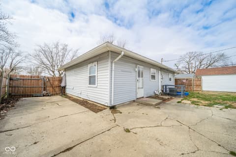 Backyard at 2738 Apache Drive, Anderson, IN