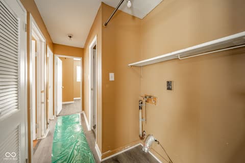 Laundry room at 2738 Apache Drive, Anderson, IN