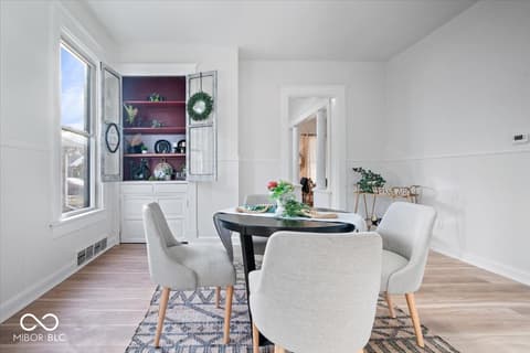 Dining room at 1741 S State Avenue, Indianapolis, IN