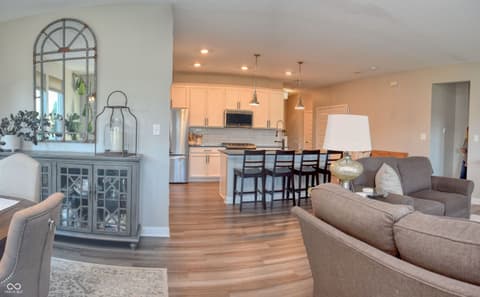 Living room at 6583 Apperson Drive, Noblesville, IN