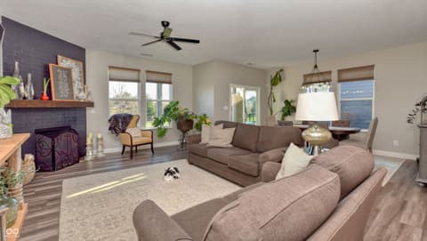Living room at 6583 Apperson Drive, Noblesville, IN
