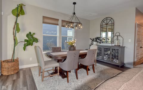 Dining room at 6583 Apperson Drive, Noblesville, IN