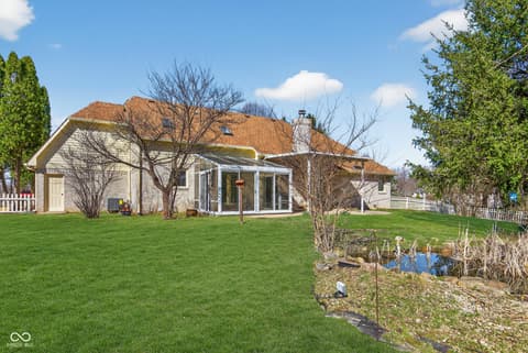 Backyard at 6079 Timberbend Drive, Avon, IN