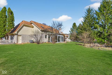 Backyard at 6079 Timberbend Drive, Avon, IN